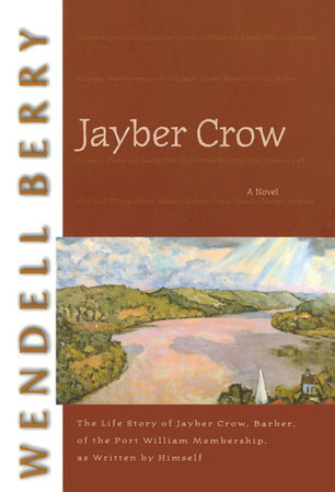 Book cover for Jayber Crow by Wendell Berry.